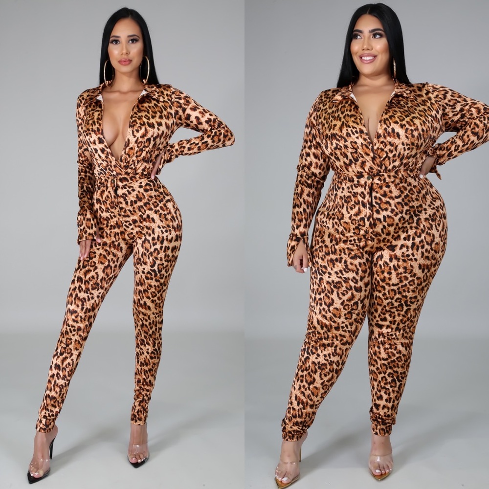 Animal Print Pants Sets